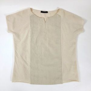 Fabiana Filippi Ivory Cashmere Top